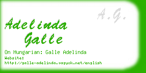 adelinda galle business card